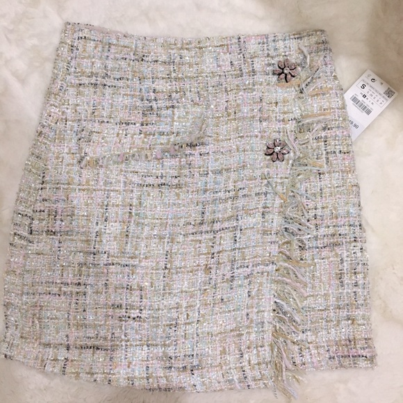 Zara Dresses & Skirts - Zara Tweed Skirt